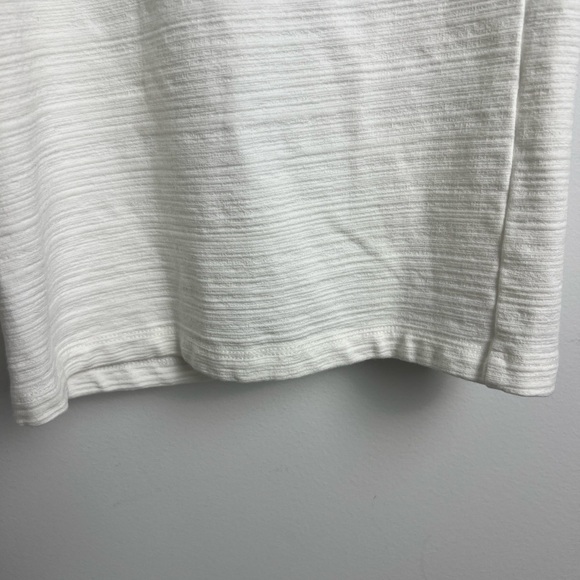 T By Talbots XL Cream UPF 50+ Cotton Modal Blend Long Shorts Elastic Waist Beach - Picture 5 of 8